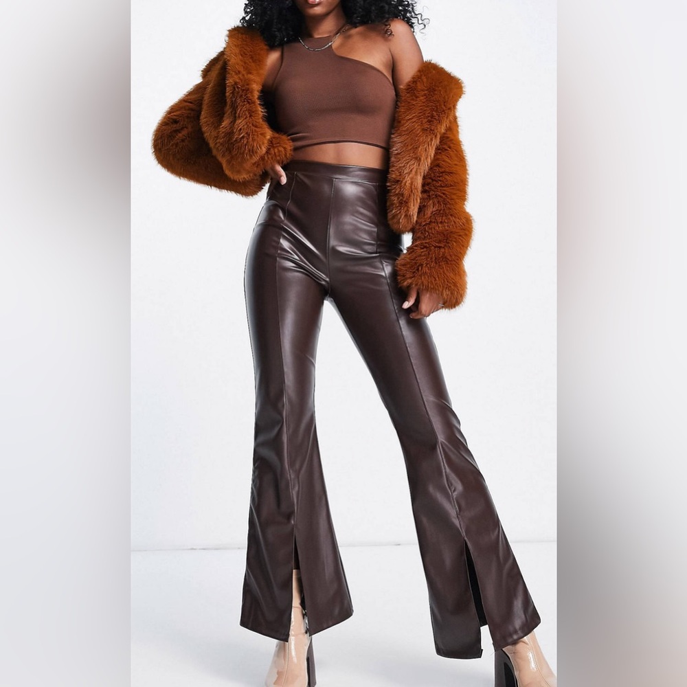 ASOS faux leather pants